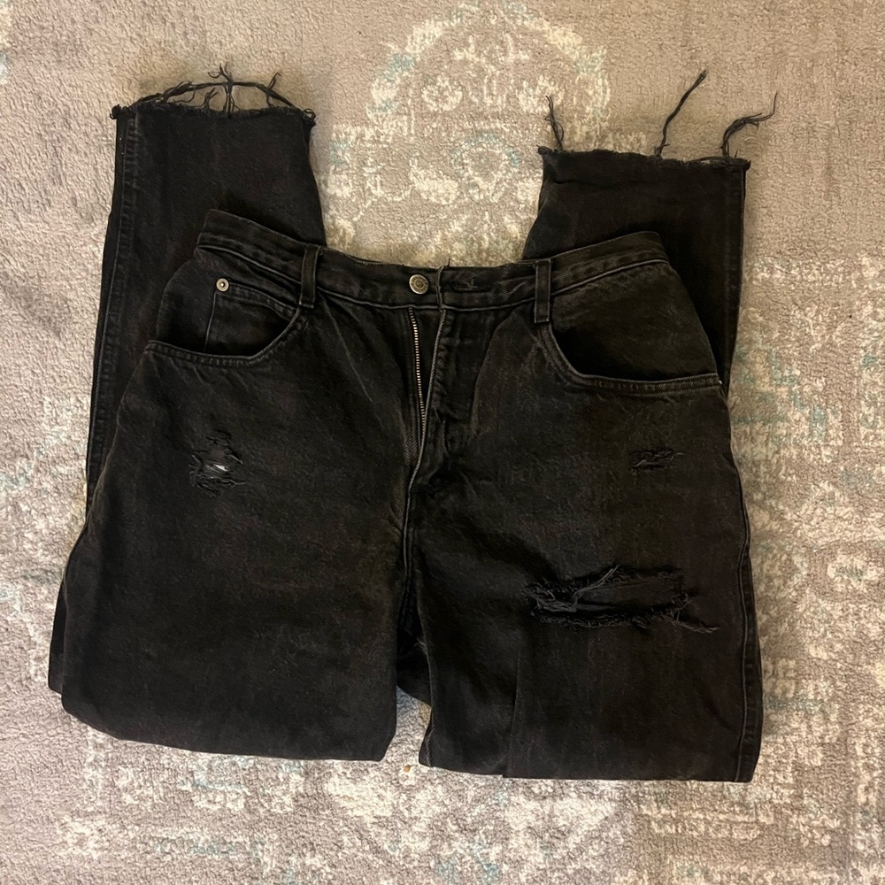 Vintage Distressed Mom Jeans
